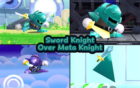Sword Knight Over Meta Knight Kirbys Return To Dream Land Mods