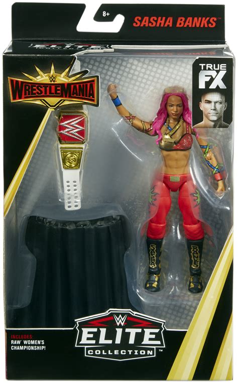 Free home delivery for orders over £20 ️ free click & collect available! Sasha Banks - WWE Elite "WrestleMania 35" Toy Wrestling ...