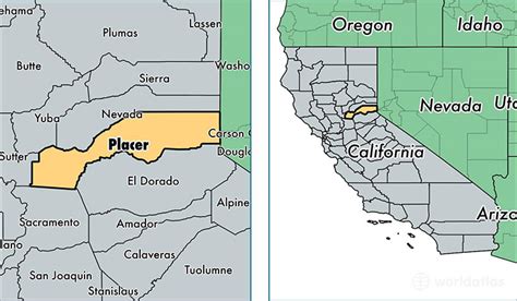 Placer County Zip Code Map Map