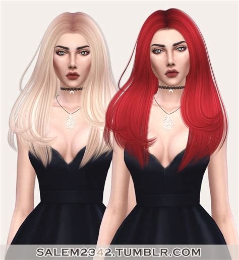 Sintiklia Hair Rita Retexture At Salem2342 Via Sims 4 Updates Sims 4