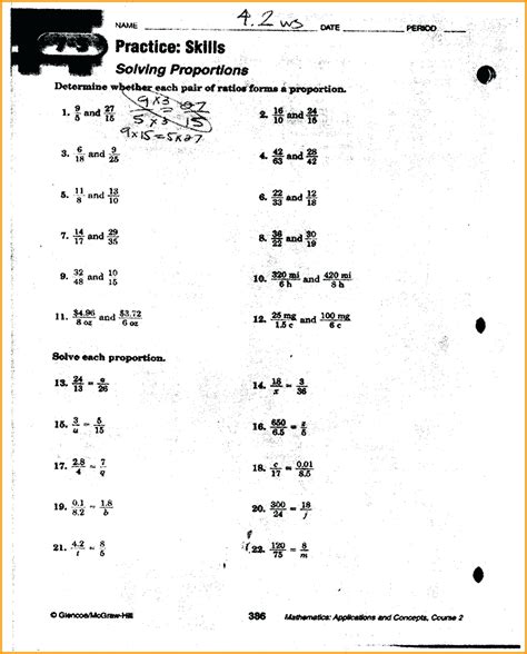 6th Grade Math Worksheets And Answers