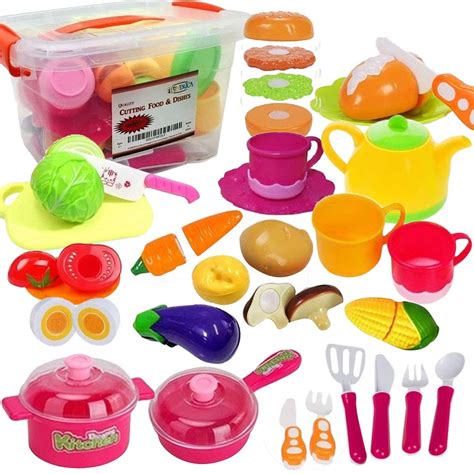 Best Pretend Play Kitchen Set For Kids Kitchen Toys Tableware Dishes