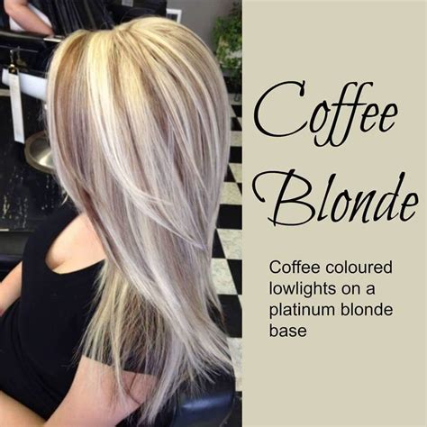 Coffee Blonde Hair Platinum Blonde Hair With Coffee Lowlights Love Hair Great Hair Gorgeous
