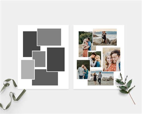 Collage Template Photoshop Photo Collage Frame Collage Etsy India