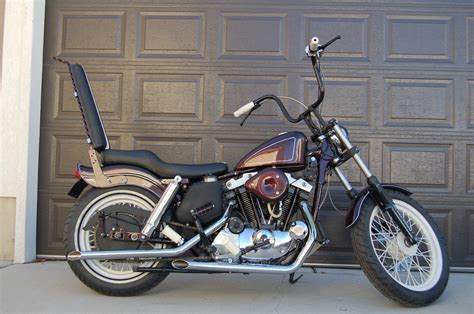 Check out our aftermarket sissy bars for the coolest. 1973 Vintage Harley Davidson Ironhead Sportster XLH ...