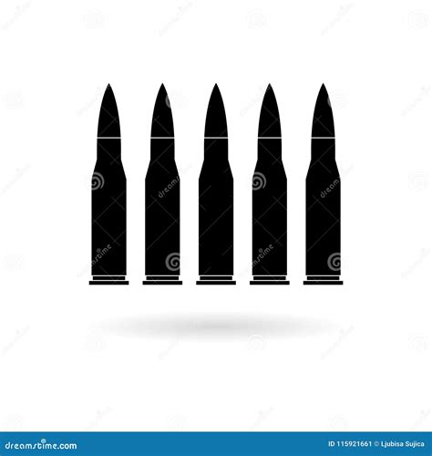 Bullet Icon Bullets Sign Stock Vector Illustration Of Logo 115921661