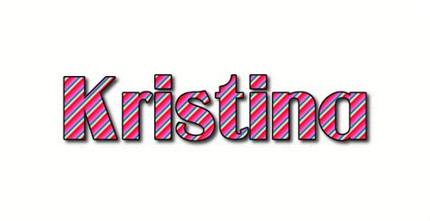 Kristina Logo Free Name Design Tool From Flaming Text