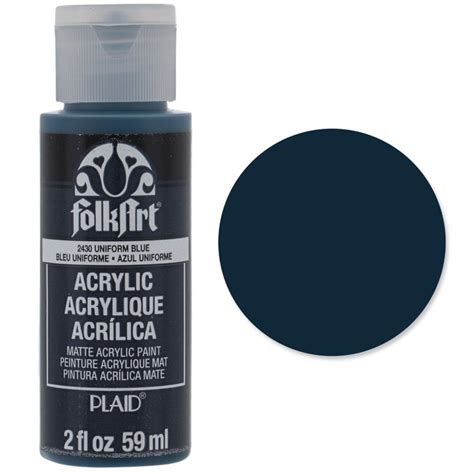 Uniform Blue Folkart Acrylic Paint Hobby Lobby 1632173