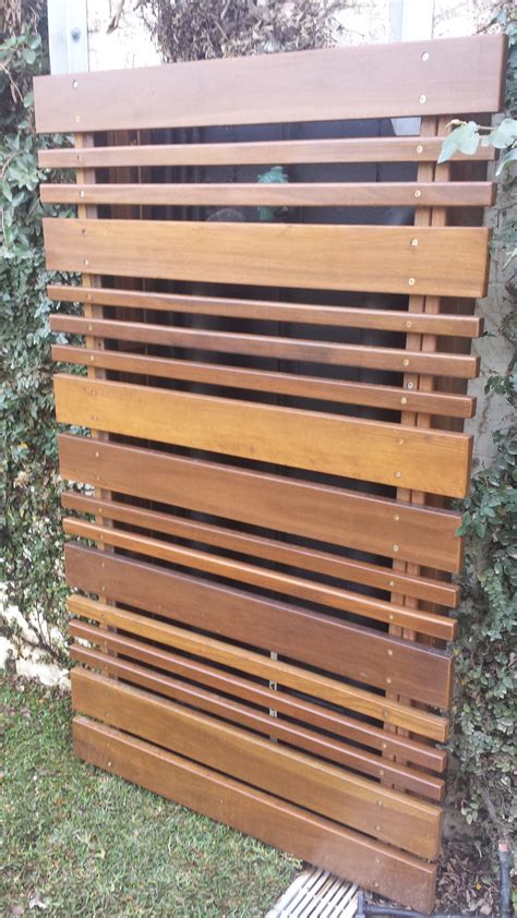 Australian Hardwood timber screen. | Timber screens, Outdoor screens, Wood screens