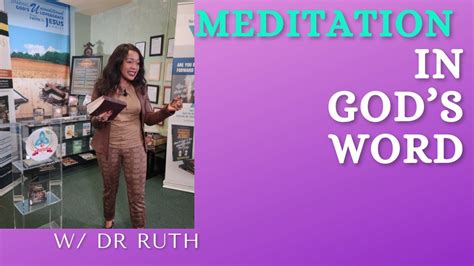 Benefits Of Meditation Release The Life In Gods Word Dr Ruth Tanyi