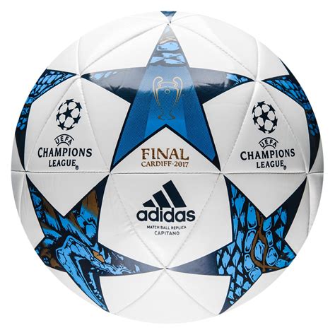 Master one, or master them all. adidas Football Champions League 2017 Final Cardiff Capitano - White/Mystic Blue/Cyan | www ...