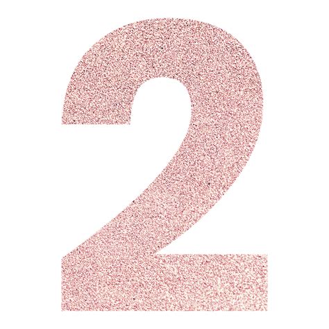 Glitter Number 7 Png