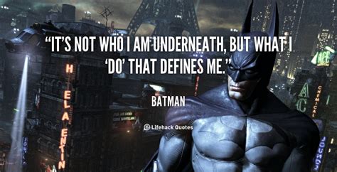 I am batman! the dcau batman wouldn't have been a hit had he not been voiced by kevin conroy, who injected life into this character, and this quote remains the dark knight's most enduring one. Sad Batman Begins Quotes. QuotesGram