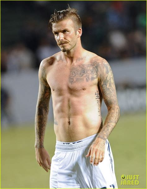 David Beckham Shirtless Soccer Stud Photo 2679116 David Beckham