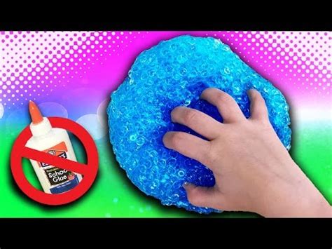 1 teaspoon borax 20 mule team; Crunchy Fishbowl Slime without Glue! $2 DIY Face Mask Slime How To - YouTube