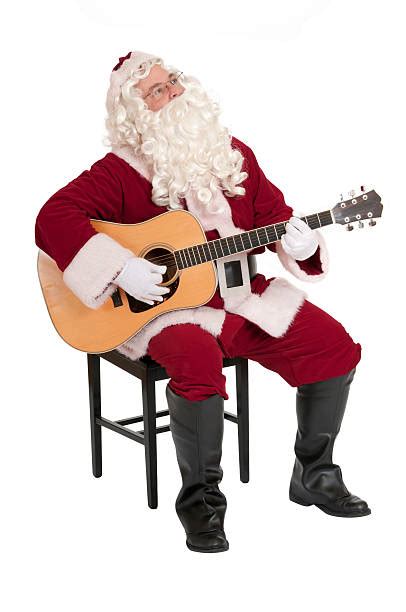 Best Guitar Playing Santa Claus On White Stock Photos Pictures