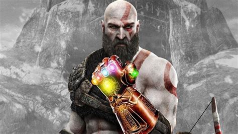 Dbzmacky Kratos Vs Thanos God Of War Vs Marvel Power Levels Youtube
