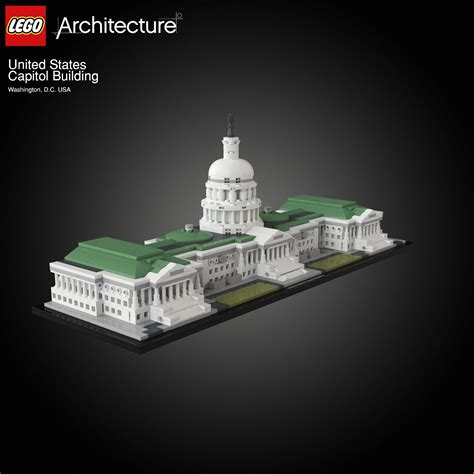 Lego 21030 Us Capitol Building 3d Model 9 Max Fbx Obj Free3d