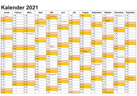 Es ist kein gutes jahr für brückentage. Druckbare Leer Sommerferien 2021 NRW Kalender Zum ...