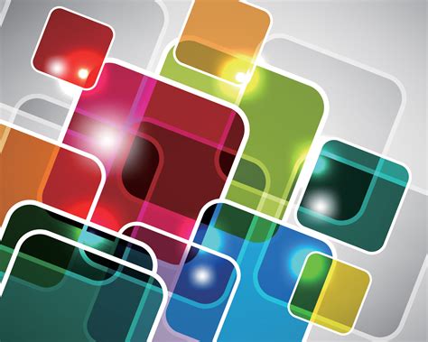 Abstract Colorful Squares Power Point Backgrounds Abstract Colorful