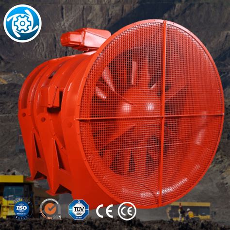 40mm 3000mm Mine Axial Fans Mining Ventilation Fan With Iso China