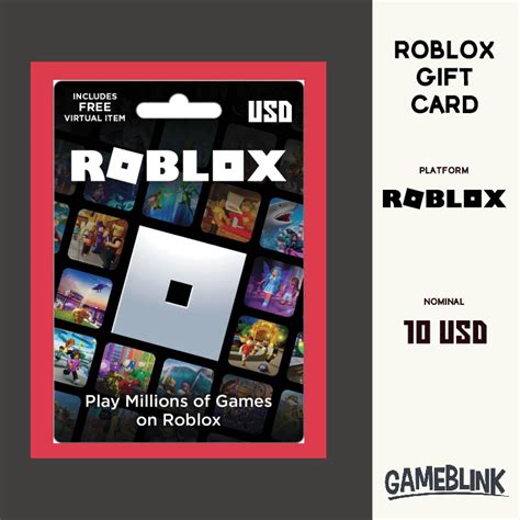Jual Roblox T Card 800 Robux 800 Robux Gameblink Vcgamers