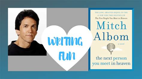 Book Review The Next Person You Meet In Heaven Mitch Albom Youtube