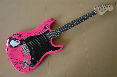 Hot Sale Pink Color One St Guitarhandmade Guitarmaster Build St