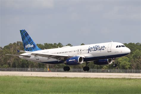 N505jb Airbus A320 232 Jetblue Airways Blue Skies Southwest Florida
