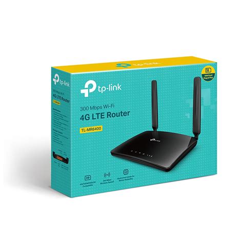 Tl Mr6400 Bezprzewodowy Router 4g Lte Standard N 300 Mbs Tp Link
