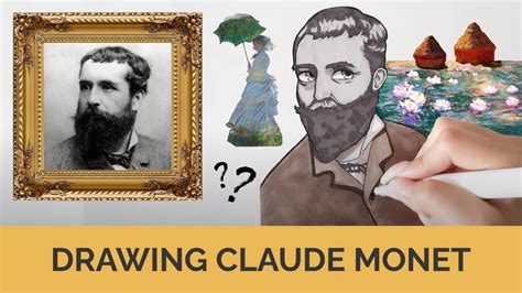 The Untold Story Of Claude Monet Portrait Drawing And Artist Biography