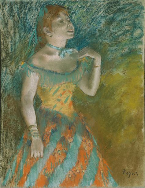 Ironers is one of artworks by edgar degas. The Singer in Green Drawing by Edgar Degas