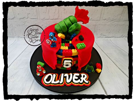 Printable lego avengers cupcake toppers by instbirthday on zibbet. Lego / Hulk / Avengers cake | Lego superhero cake, Marvel ...