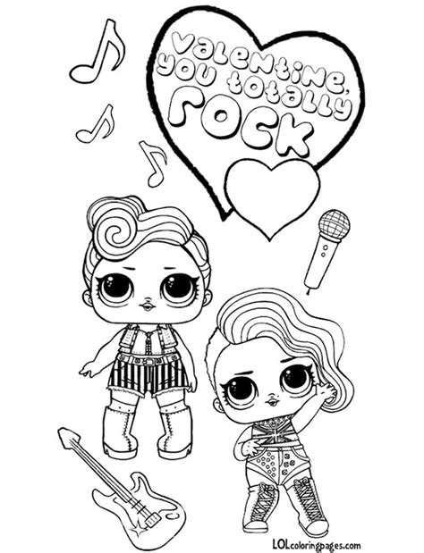 There has been a large increase in color books especially for people in the last 6 or 7 years. LOL Surprise Doll Valentines Coloring Page | Valentine ...