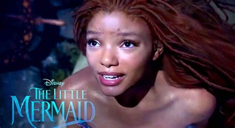 “the little mermaid” disney releases trailer for the film with halle bailey pledge times