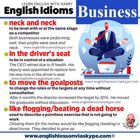 English Business Idioms Learn English With Harry