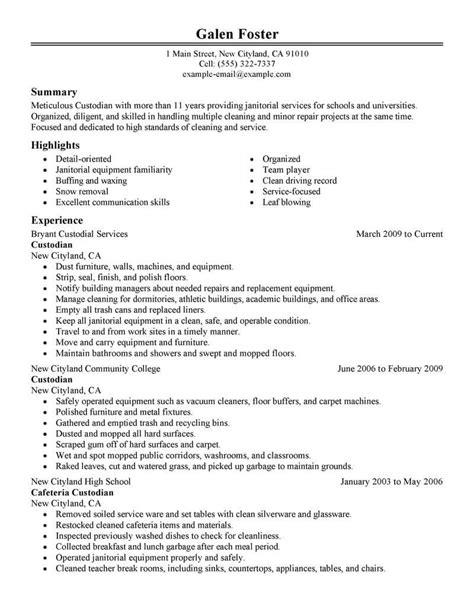 11 amazing maintenance and janitorial resume examples livecareer