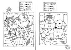 Es ist gar nicht so schwer, selbst ein paar vorlagen zu erstellen. ausmalbilder mathematik grundschule 03 | Mathe, Ausmalen, Ausmalbilder kinder