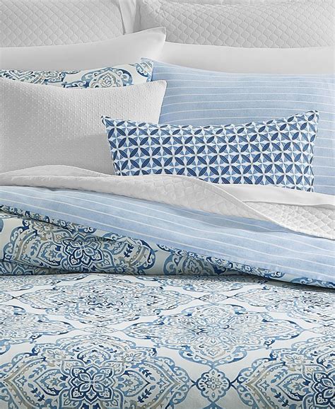 Charter Club Coastal Medallion 3 Pc Comforter Set King Created For