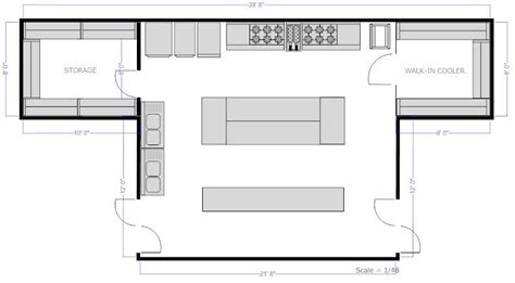 Cafe Kitchen Floor Plan Flooring Guide By Cinvex