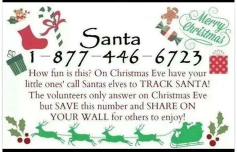 Santas Phone Number Something Fun For Your Kids For Christmas 🎅🎄🎁
