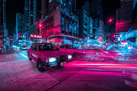 Photographer Captures The Neon Streets Of Hong Kong At Night