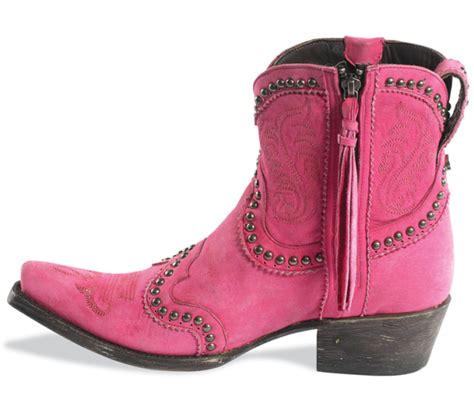 Garcitas Cowboy Boots In Pink Horses And Heels