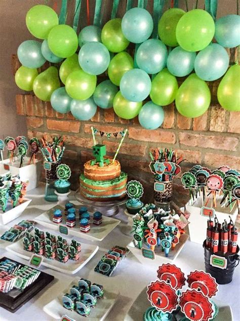 Minecraft light designs, lamps, planters, and other minecraft decoration ideas to help improve the style of your minecraft abodes. Minecraft Birthday Party Ideas | Photo 3 of 26 | Minecraft birthday, Minecraft birthday party ...