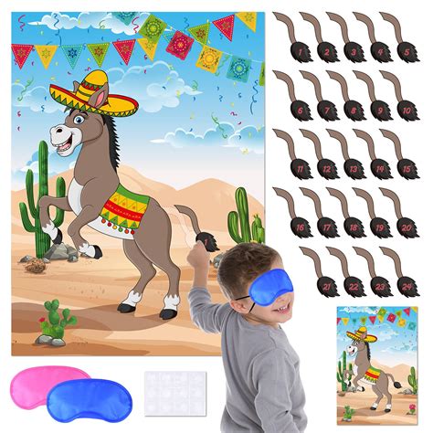Buy Kuuqa Pin The Tail On The Donkey Party Game Mexican Donkey Party
