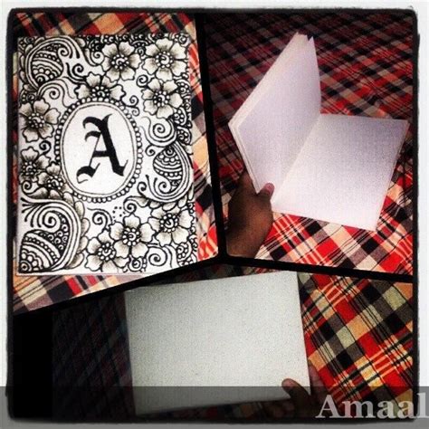 Looking for some cool body art without the permanence of a real tattoo? Henna design on a book cover. Henna by me (amaal) | Henna ...