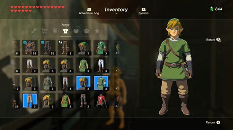 A Look At All Amiibo Outfits In The Legend Of Zelda Breath Of The Wild