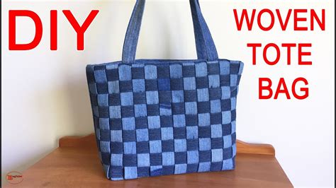 Woven Bag Diy Weaving Bag Ideas Denim Bag Made From Old Jeansold