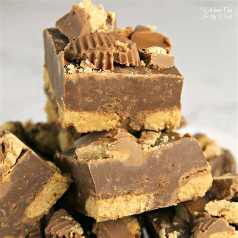Reeses Peanut Butter Cup Fudge No Bake 3 Ingredients