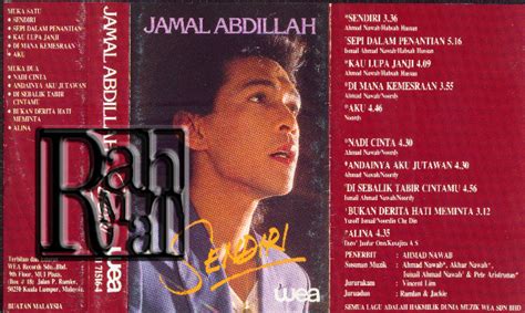 Dato jamal abdillah.insan bersuara emas dan suara lelaki yang bukan calang calang untuk ditewaskan. JAMAL ABDILLAH - SENDIRI (1990) | Nostalgia Lagu-Lagu Melayu
